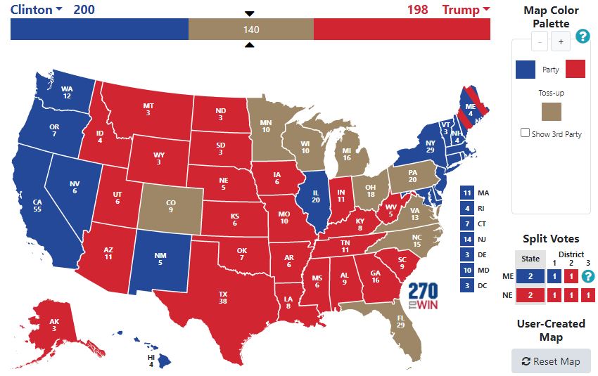 Clinton Map