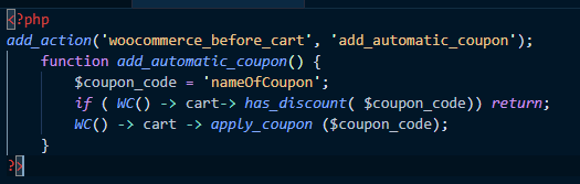 How to Apply a Coupon Code Automatically in WooCommerce/WordPress